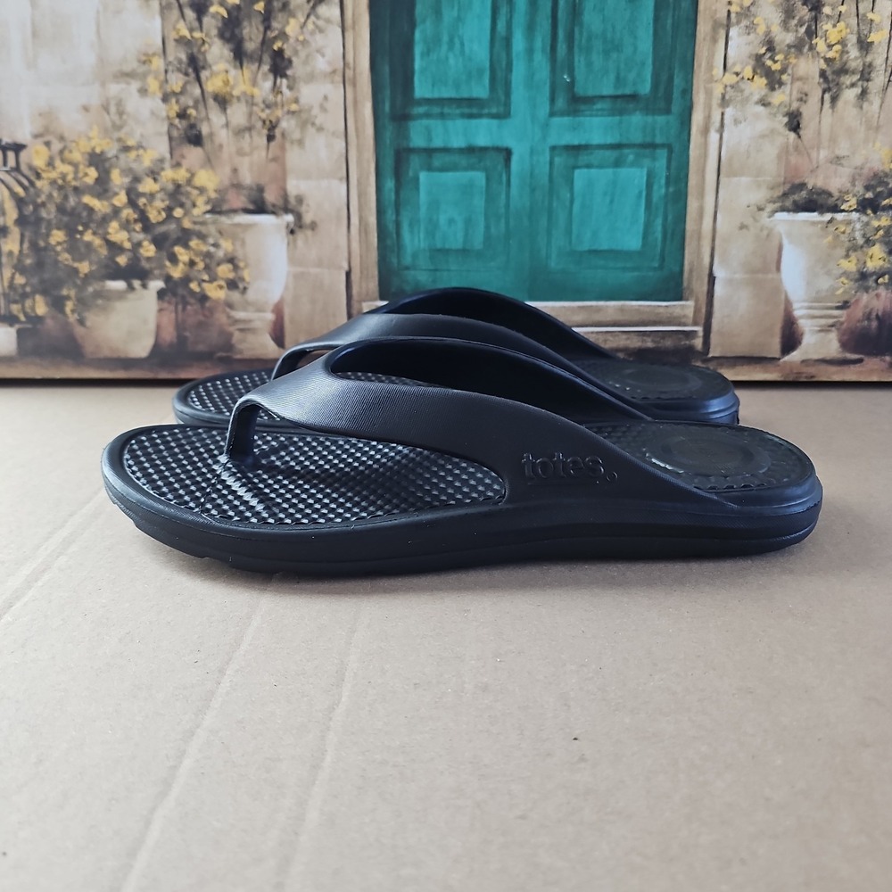 totes Men's Waterproof Lightweight Ara Flip Flop Sandals Size US 13